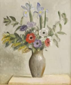 Tableau Bouquets Fleurs Nature Morte Othon Coubine : expertise et estimation