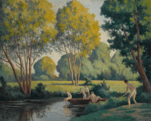 Tableau baignade Maximilien Luce : expertise et estimation