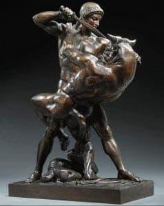 Sculpture Thésée Antoine-Louis Barye : expertise et estimation Sculpture Thésée Antoine-Louis Barye : expertise et estimation