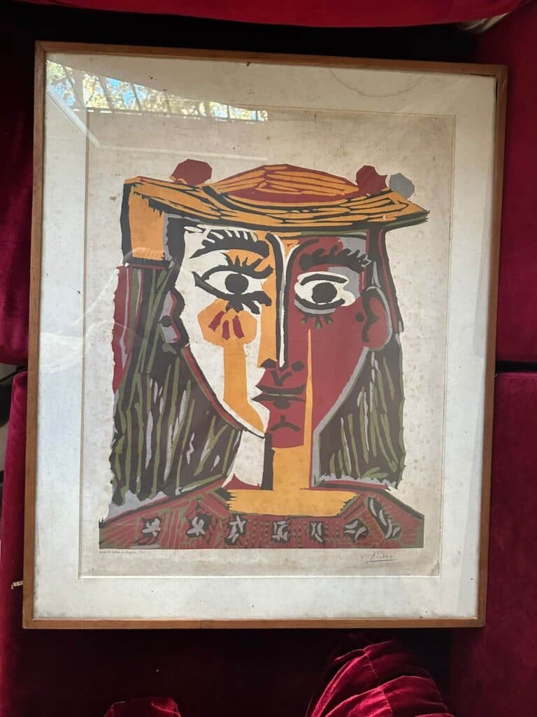 Estimation de la Lithographie ‘Buste de femme au chapeau’ de Picasso de 1962
