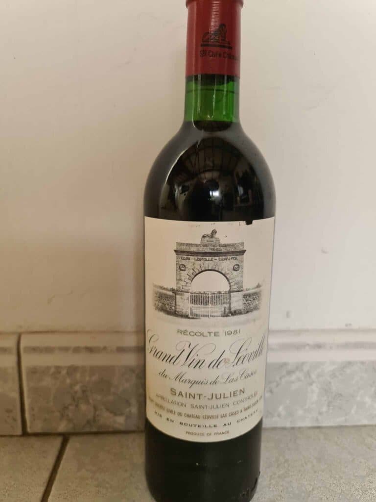Estimation experte du vin Chateau Leoville Las Case 1981