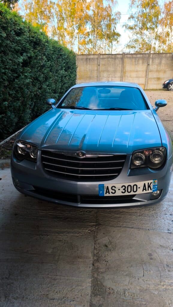 Demande d’évaluation de ma Chrysler Crossfire 3.2 v6 de 2004 avec 105000kms, parfaitement entretenue et rénovée