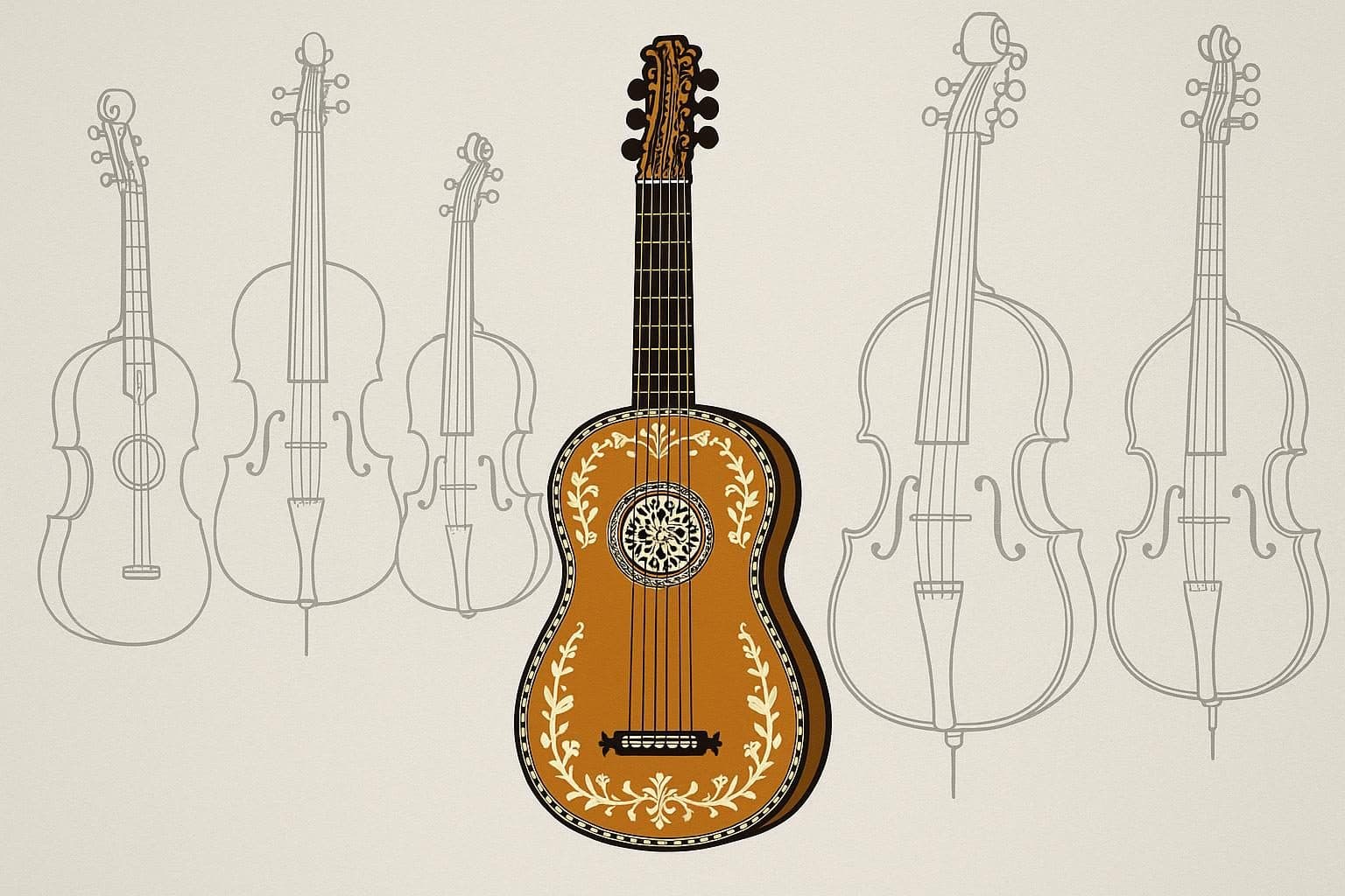 Guitare baroque Guitare baroque