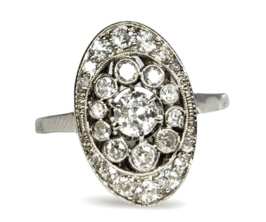 Estimation d’une bague en or blanc 18k sertie de diamants du XIXe siècle Estimation d’une bague en or blanc 18k sertie de diamants du XIXe siècle