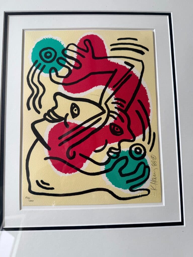 Estimation d’une lithographie signée de Keith Haring, 1988 Estimation d’une lithographie signée de Keith Haring, 1988