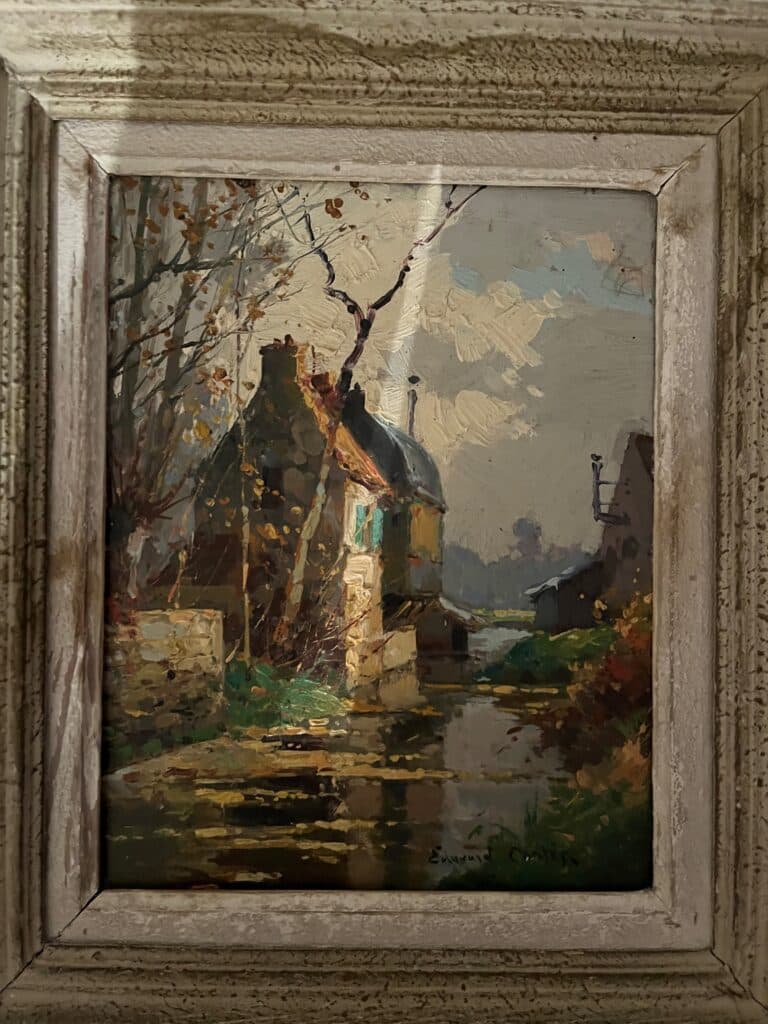 Estimation d’un tableau d’E. Cortès de 20×30 cm avec cadre en bois Estimation d’un tableau d’E. Cortès de 20×30 cm avec cadre en bois